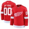 Miehille NHL Detroit Red Wings Pelipaita Custom Fanatics Premium 2024-25 koti Punainen
